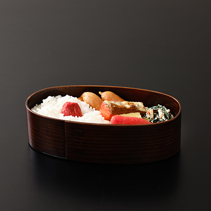 こばん弁当箱　ふき漆